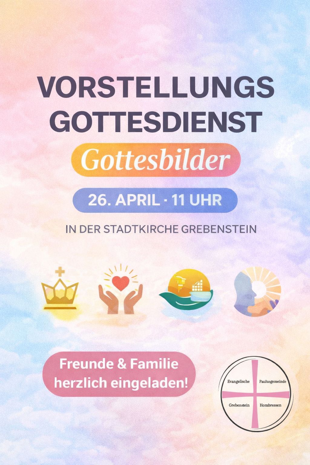 Sei dabei beim Vorstellungsgottesdienst der Konfis – 26.04.2026