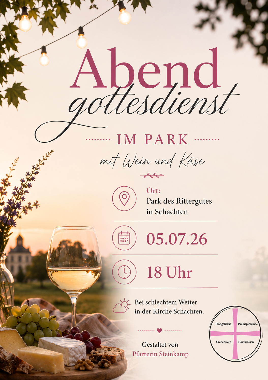 Abendgottesdienst im Park – 05.07.26
