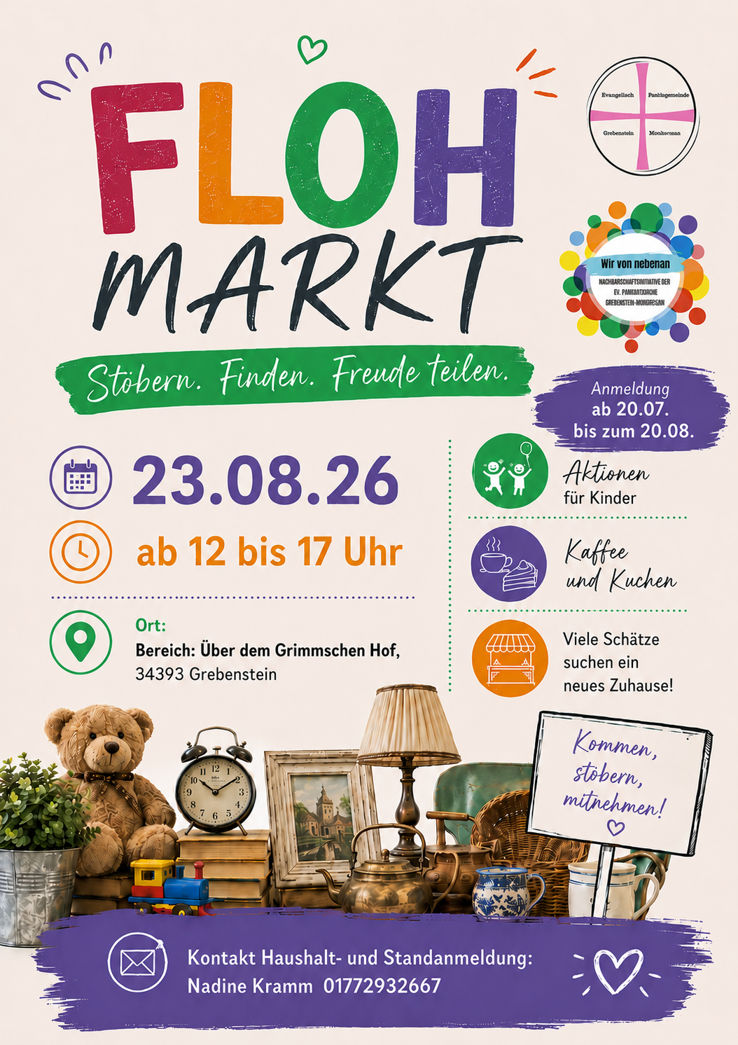 Flohmarkt in der Nachbarschaft – 23.08.2026